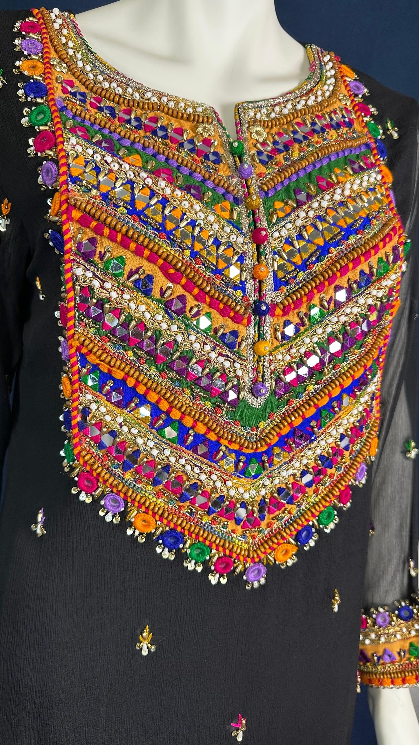 Z-301 Black Radiance 🖤 | Khuda Baksh Vibrant 3-Piece Set