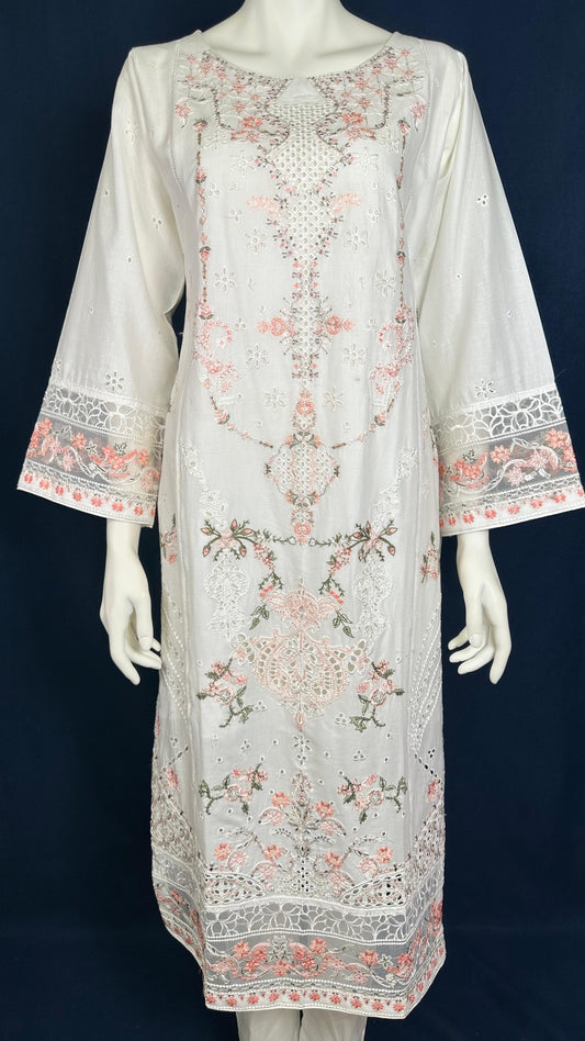 Blossom Ivory | 3-Piece Embroidered Set