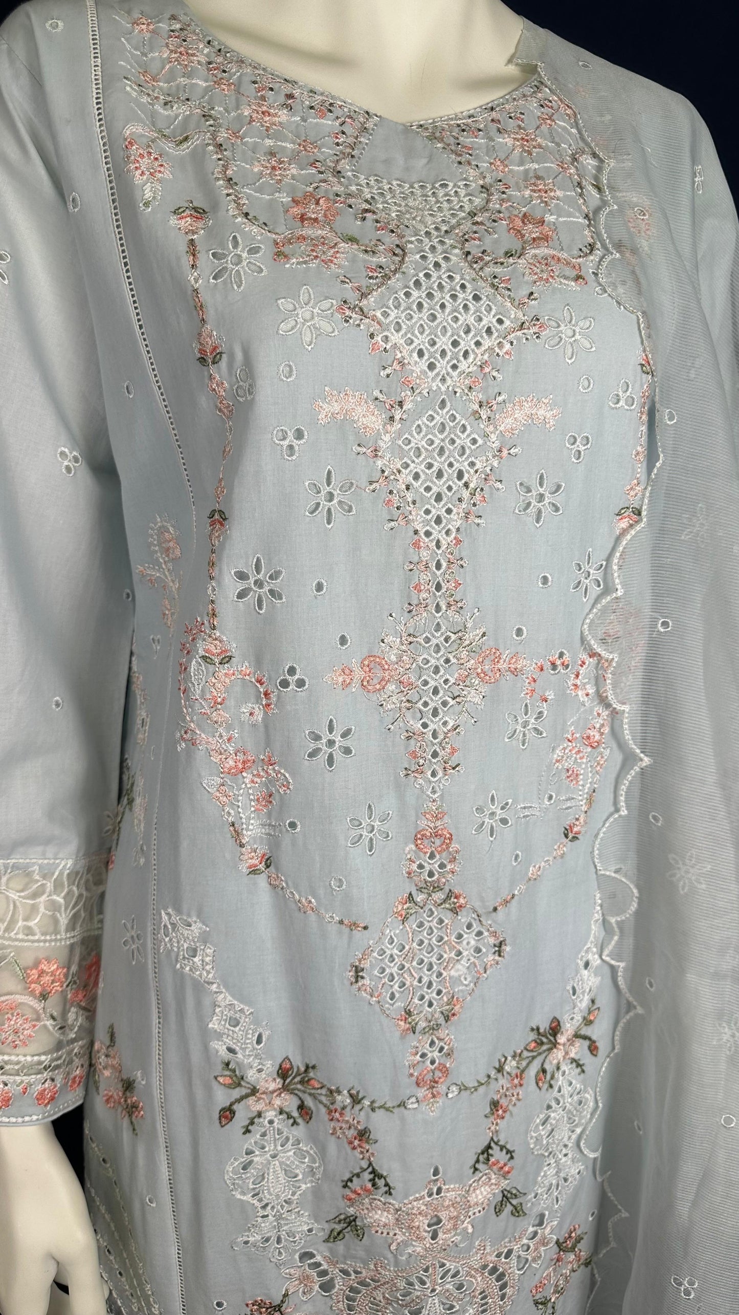 Rose Mist | 3-Piece Embroidered Set