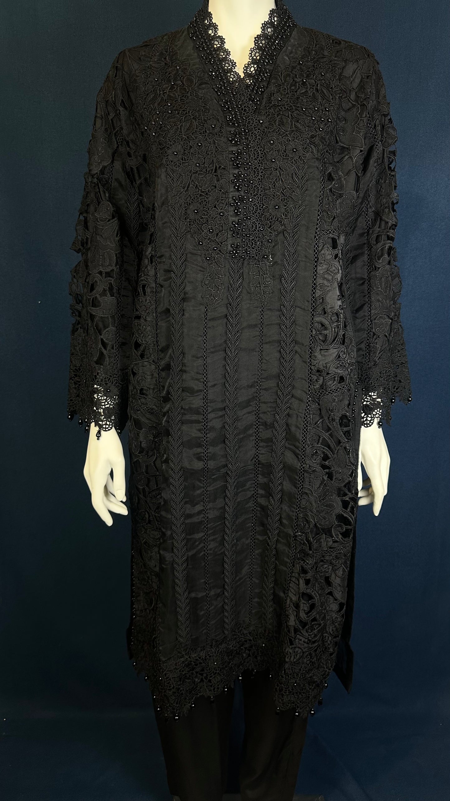 Classic Black Suit with Matching Dupatta #185