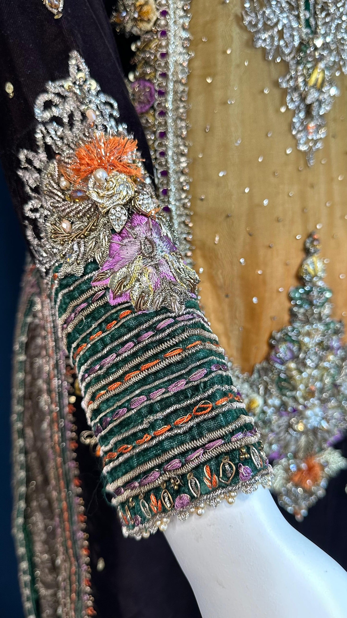 P-265 Chocolate Brown | Khuda Baksh Luxury Formal Set