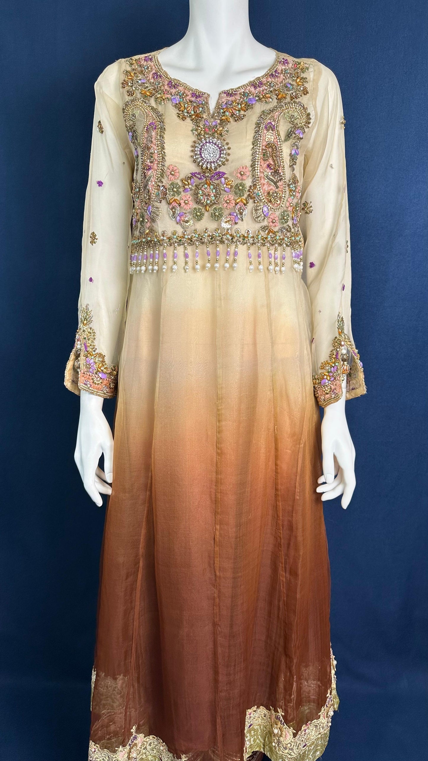 Z-264 Earth Glow 🤎✨ | Khuda Baksh 3-Piece Set