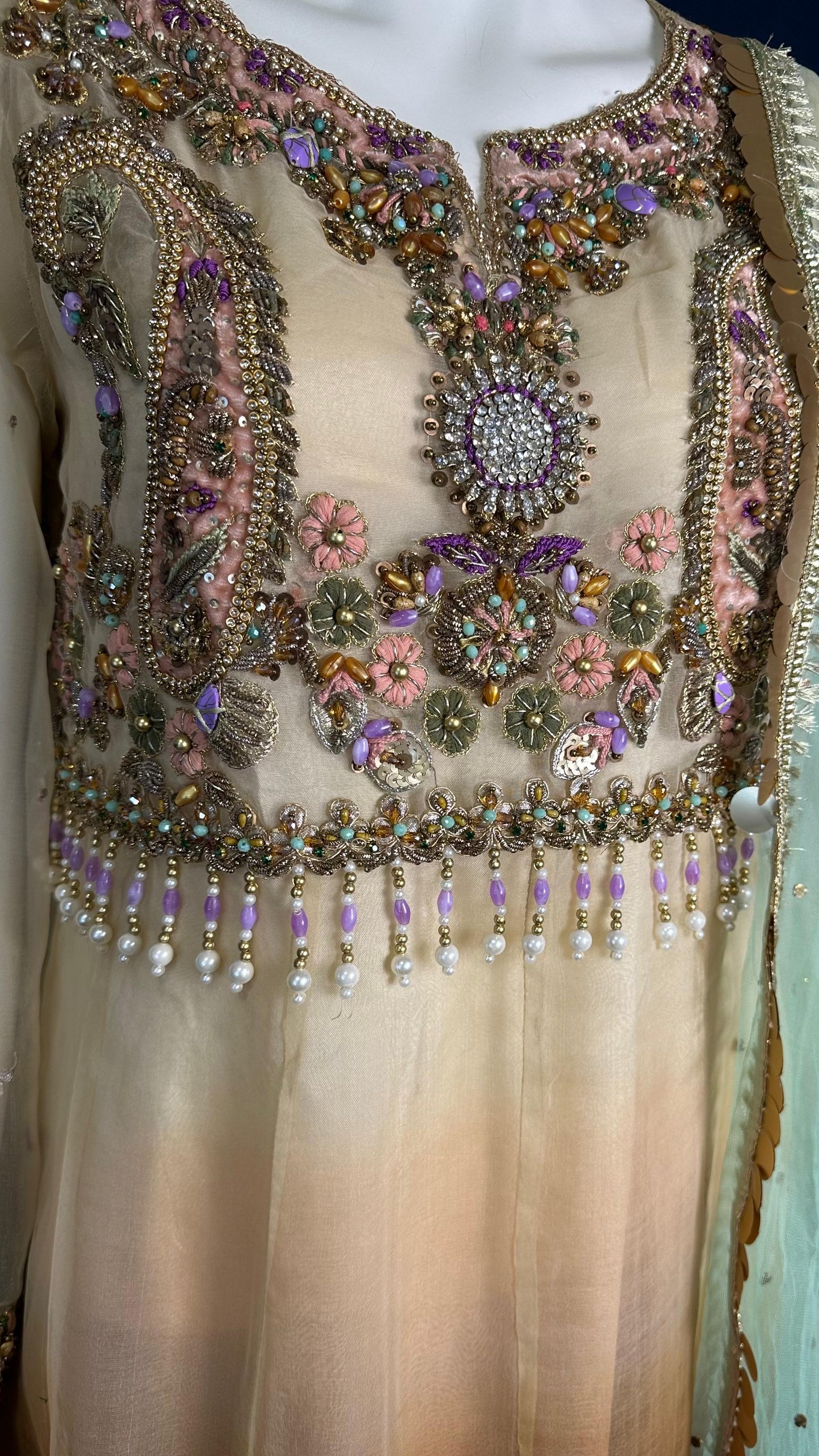 Z-264 Earth Glow 🤎✨ | Khuda Baksh 3-Piece Set