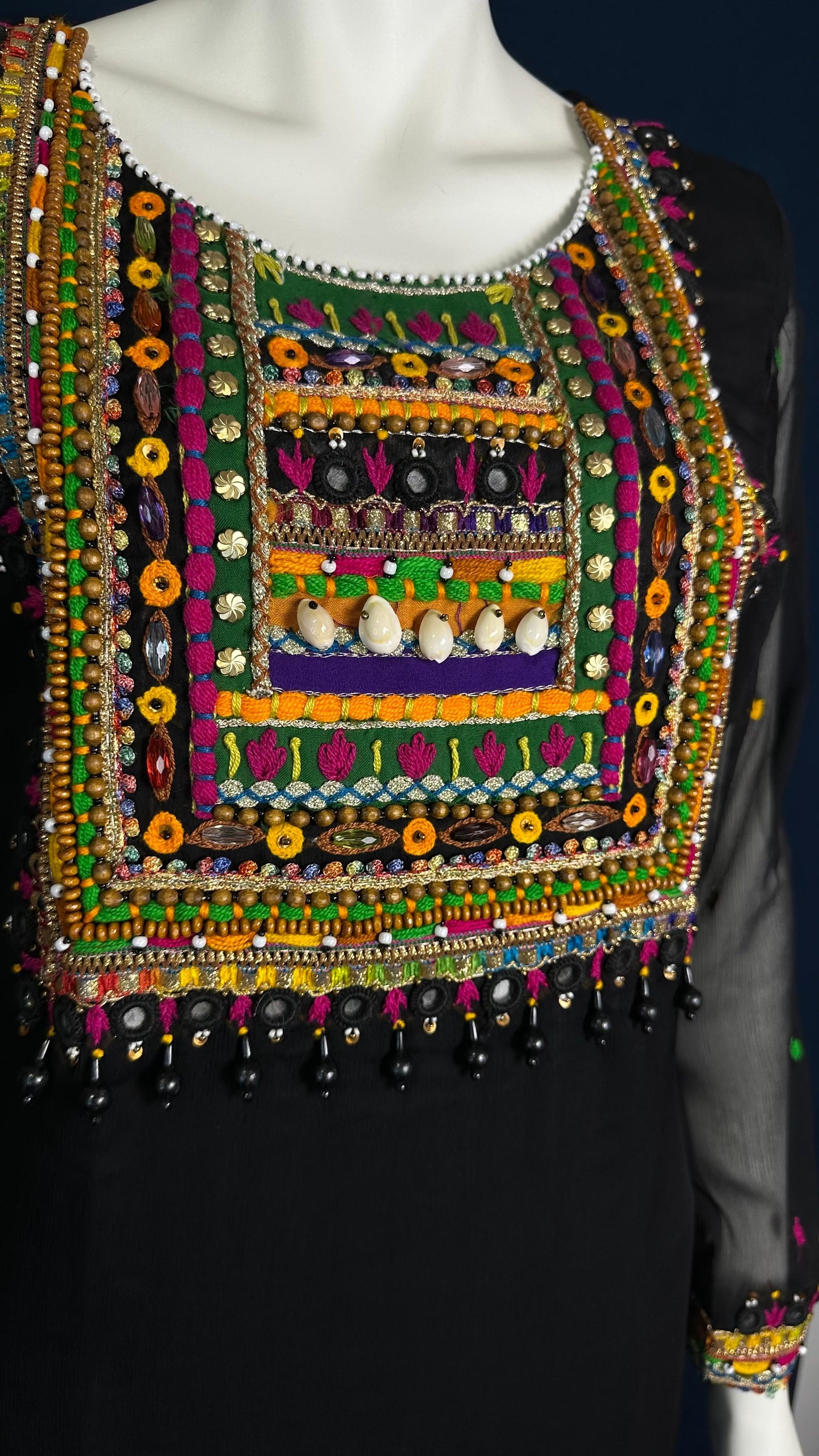 Z-282 Midnight Bloom ✨ | Khuda Baksh Colorful 3-Piece Set