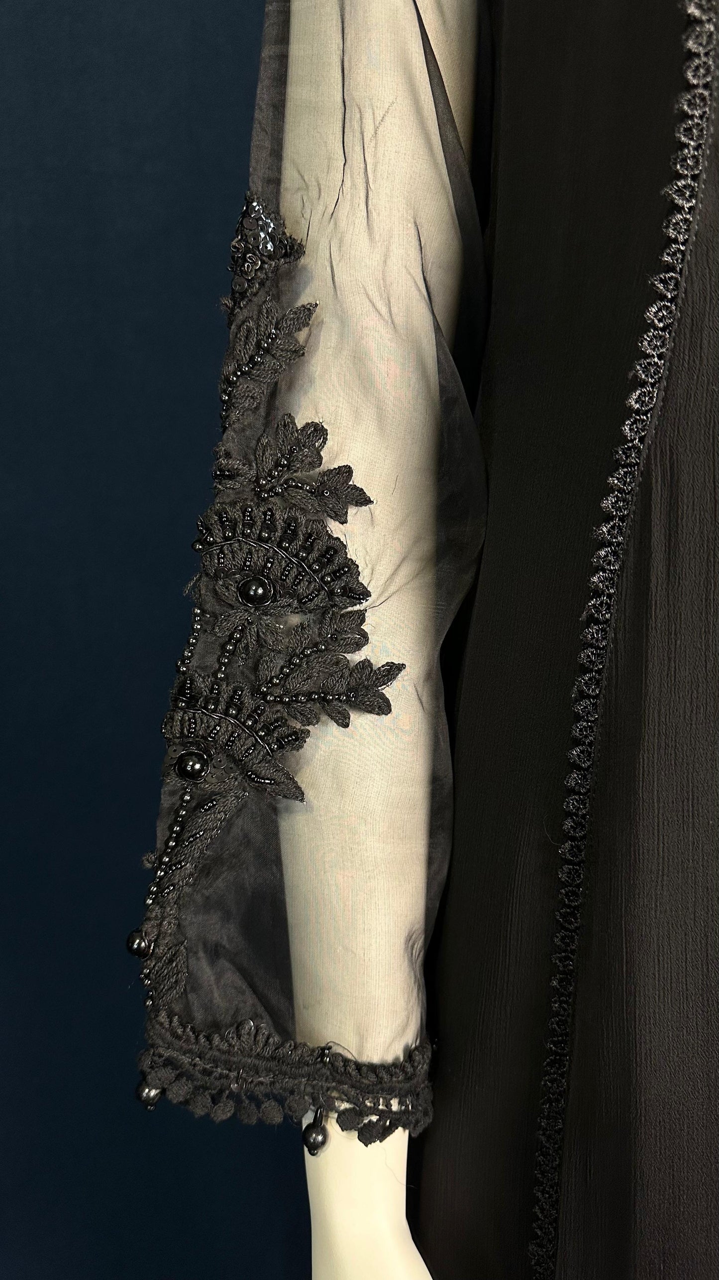 Z-272 Noir Grace 🖤 | Khuda Baksh Elegant 3-Piece Set