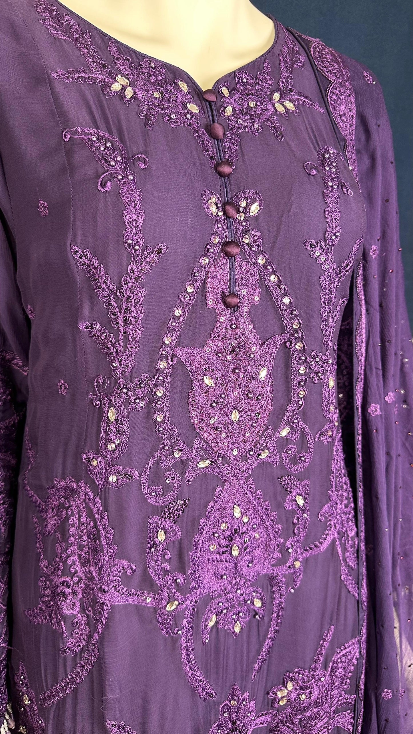 Royal Amethyst | 3-Piece Embroidered Set