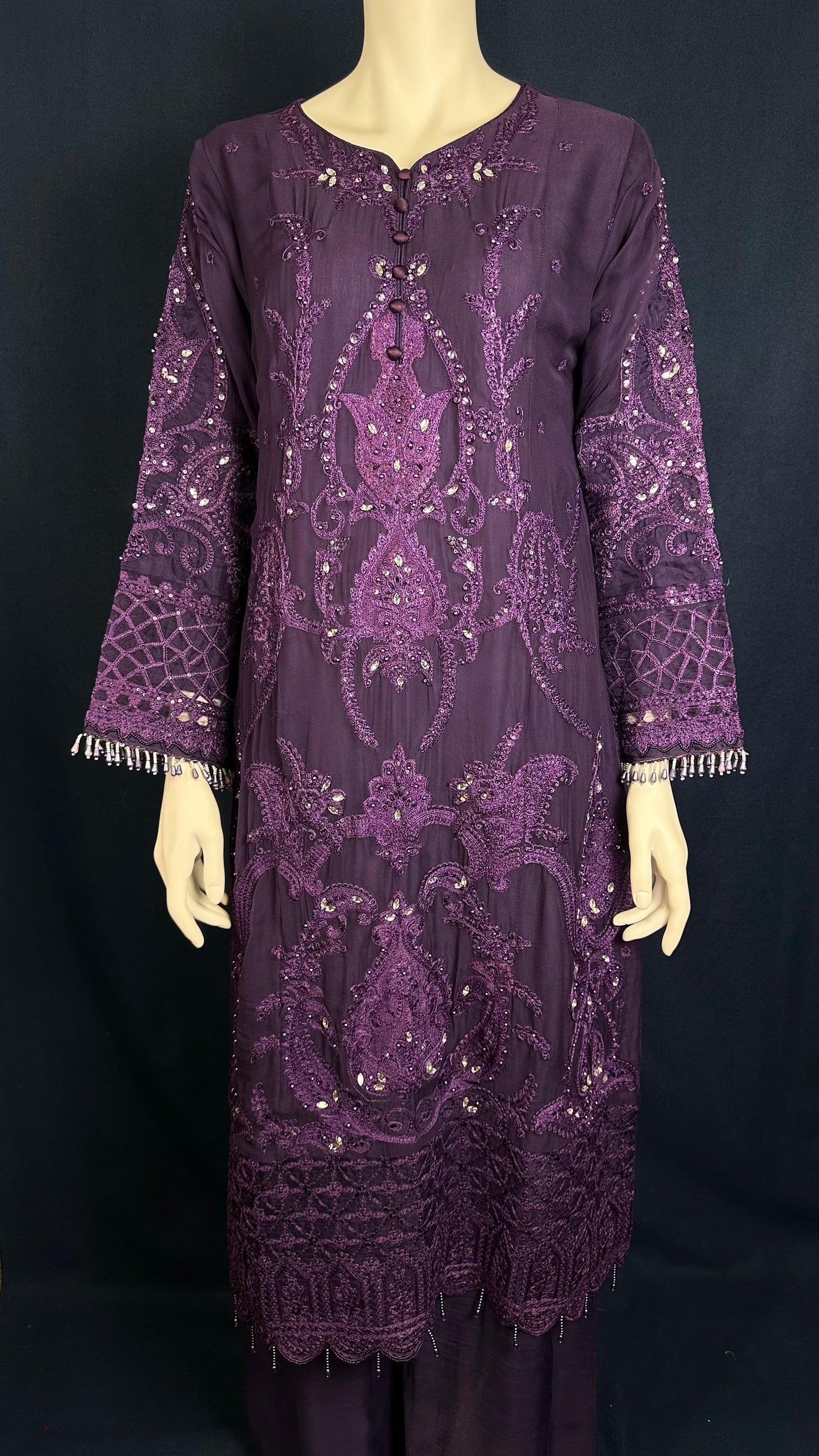 Royal Amethyst | 3-Piece Embroidered Set