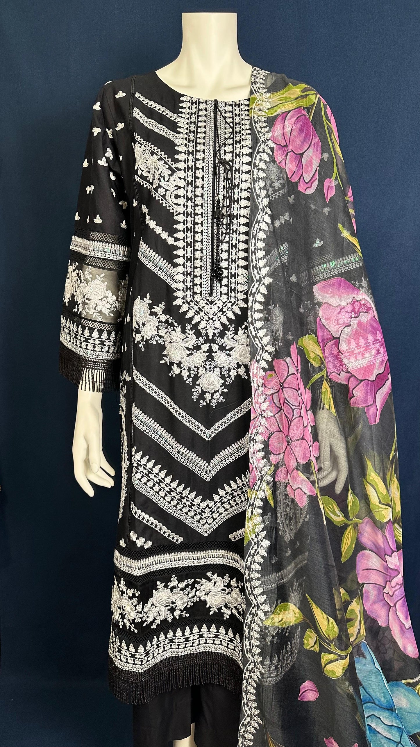 Midnight Bloom 01  | 3-teiliges florales Set