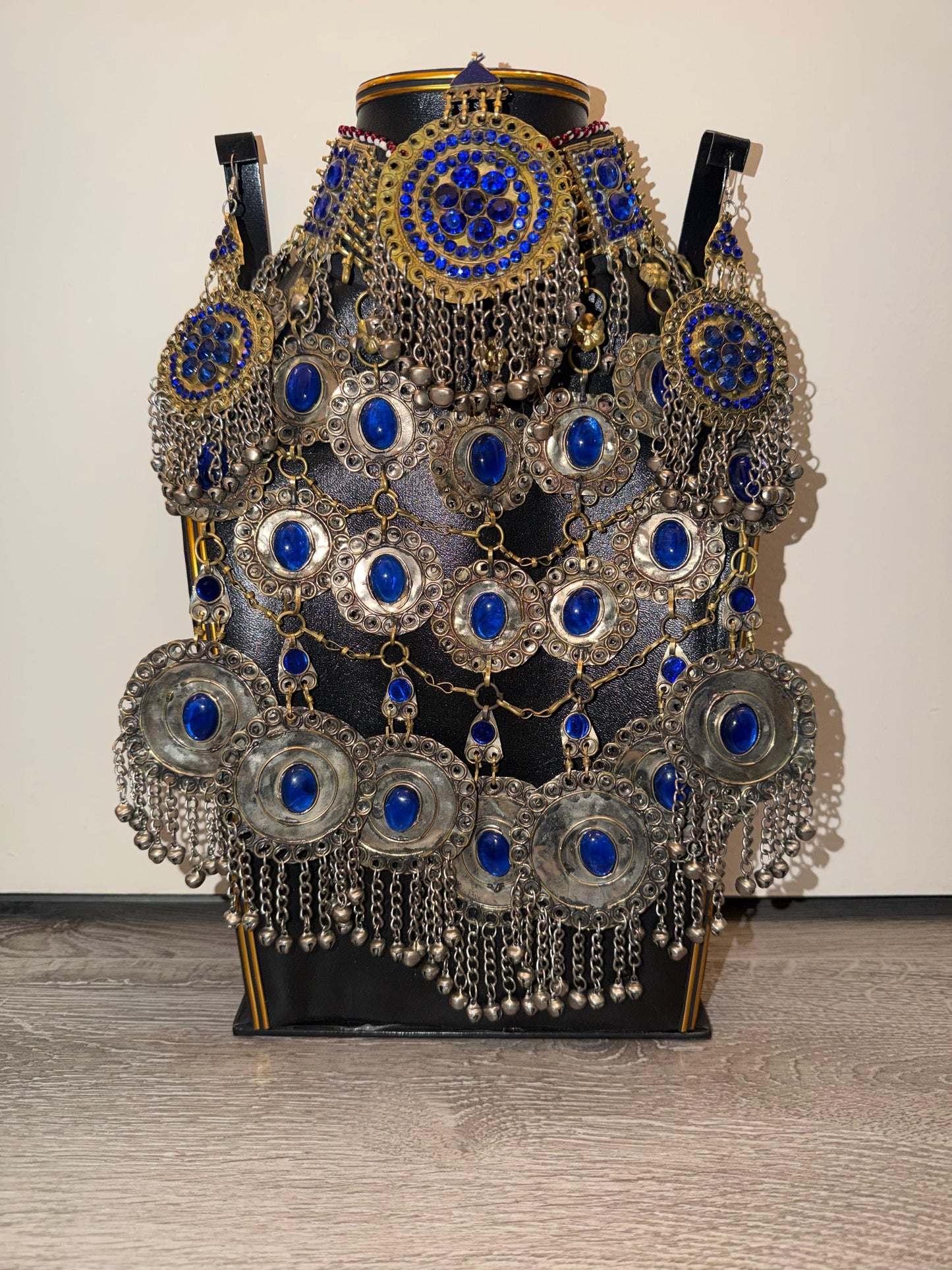 Afghan Heritage Jewelry Set - Deep Blue