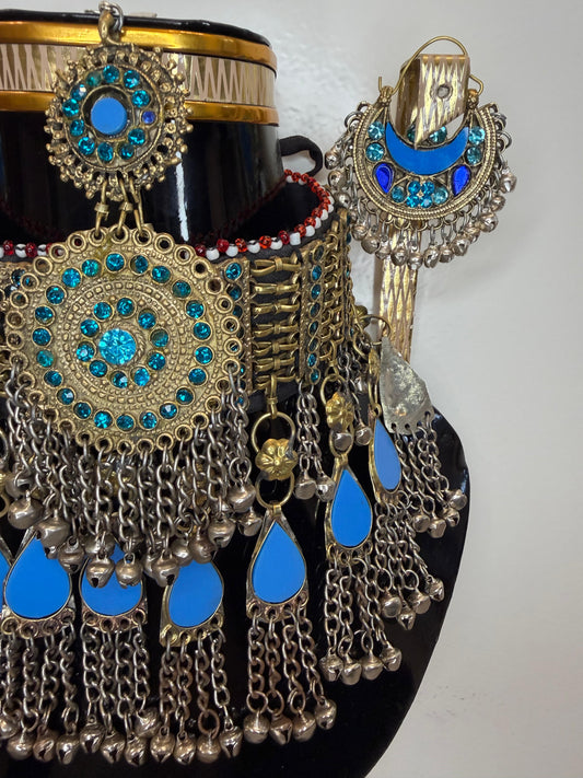 Afghan Elegant jewelry Set - Blue