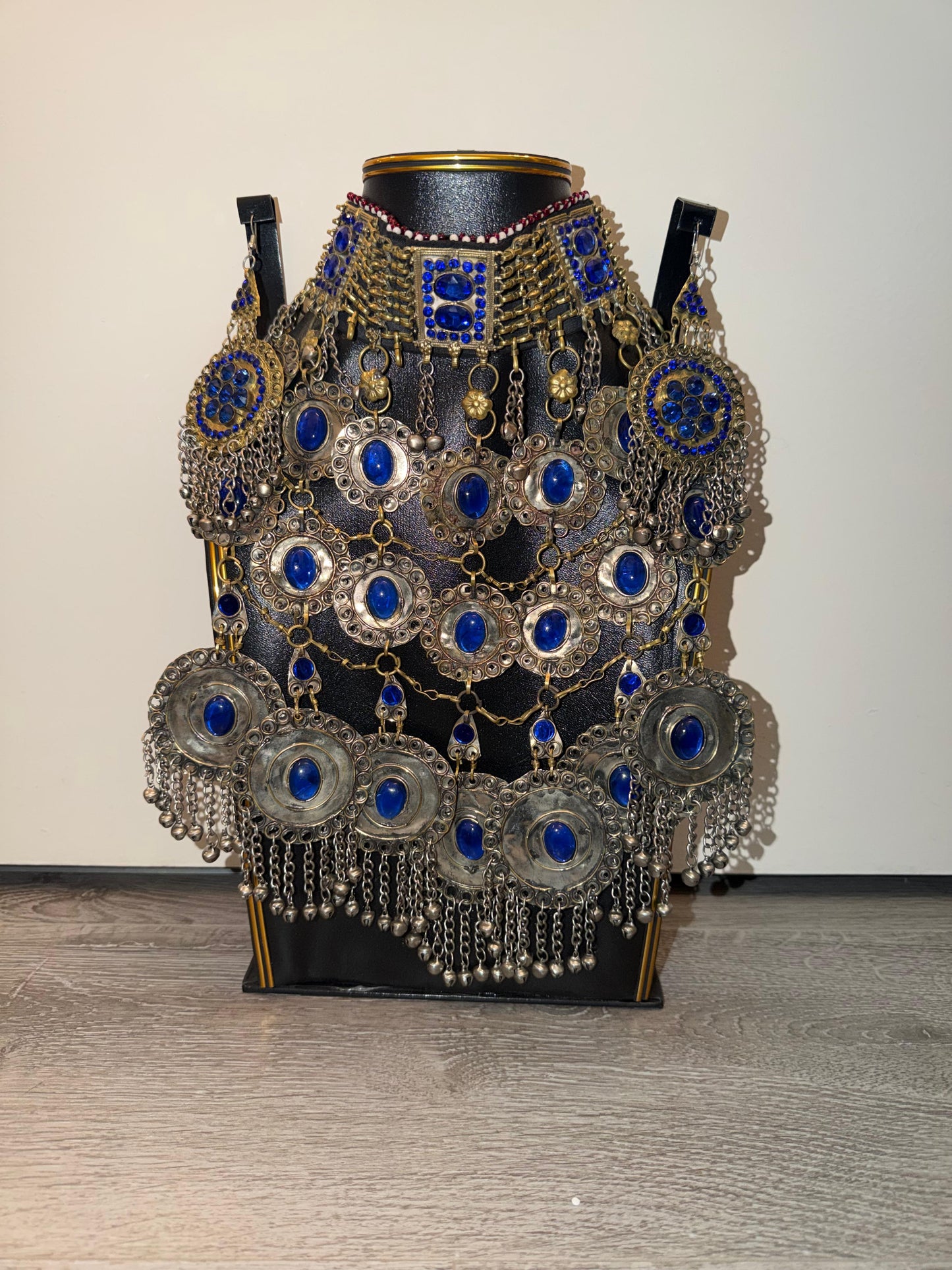 Afghan Heritage Jewelry Set - Deep Blue