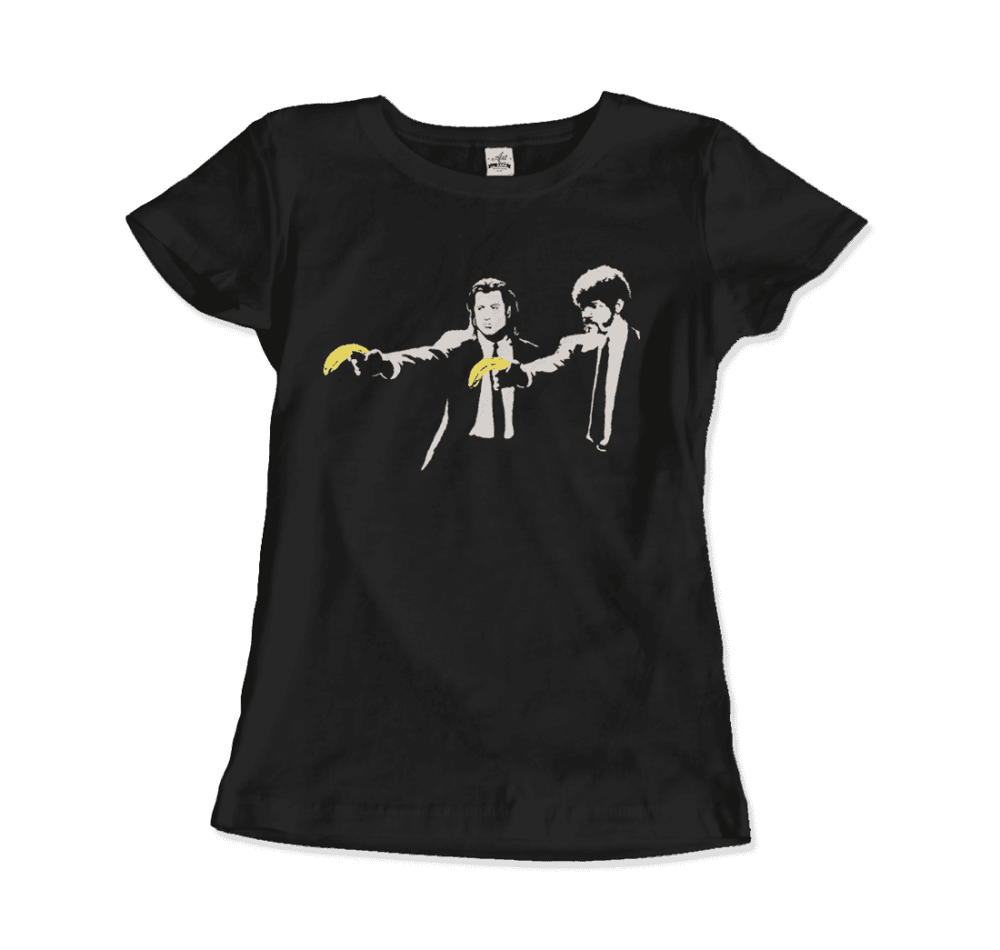 Banksy Pulp Fiction street art t-shirt