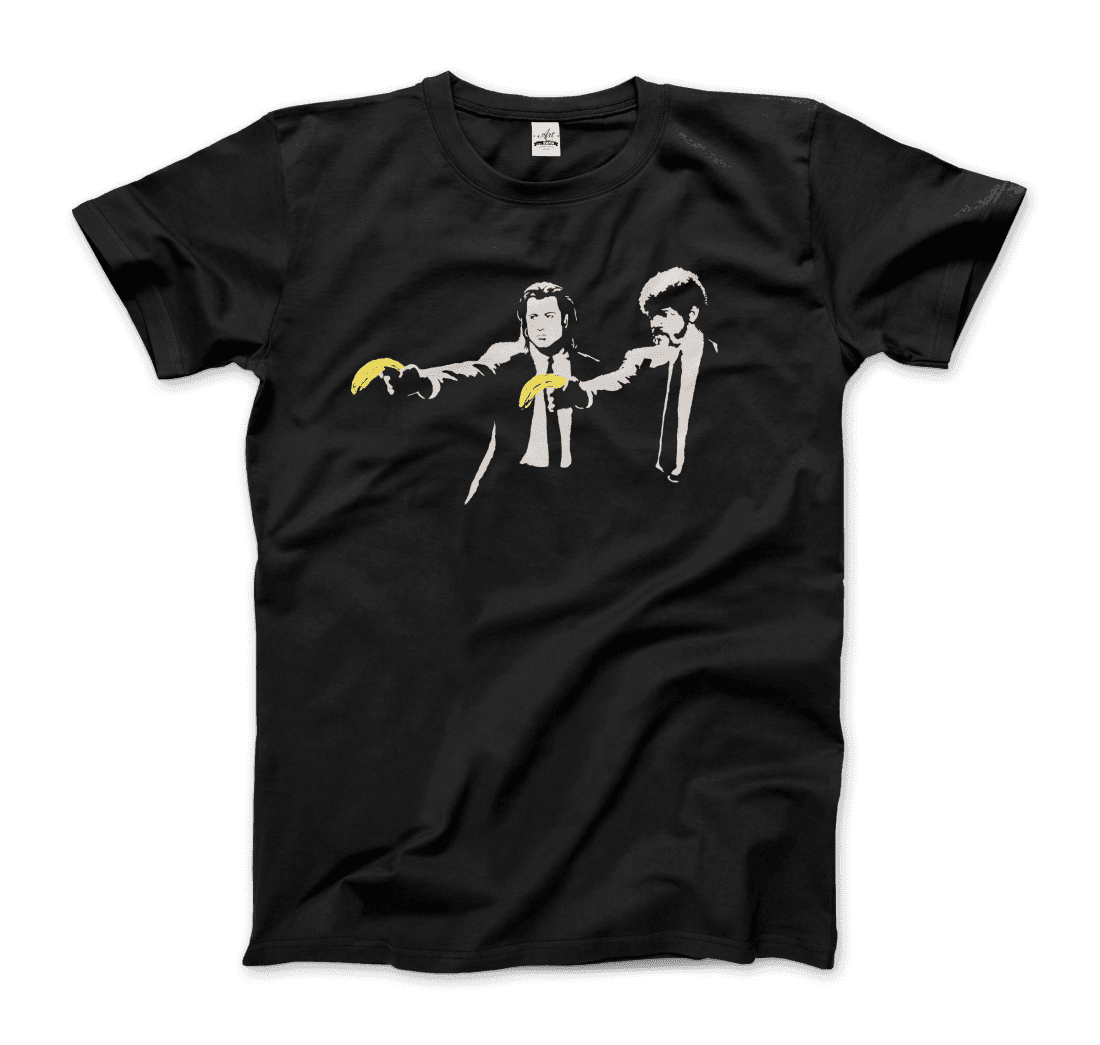 Banksy Pulp Fiction street art t-shirt