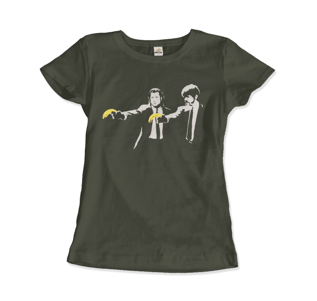 Banksy Pulp Fiction street art t-shirt